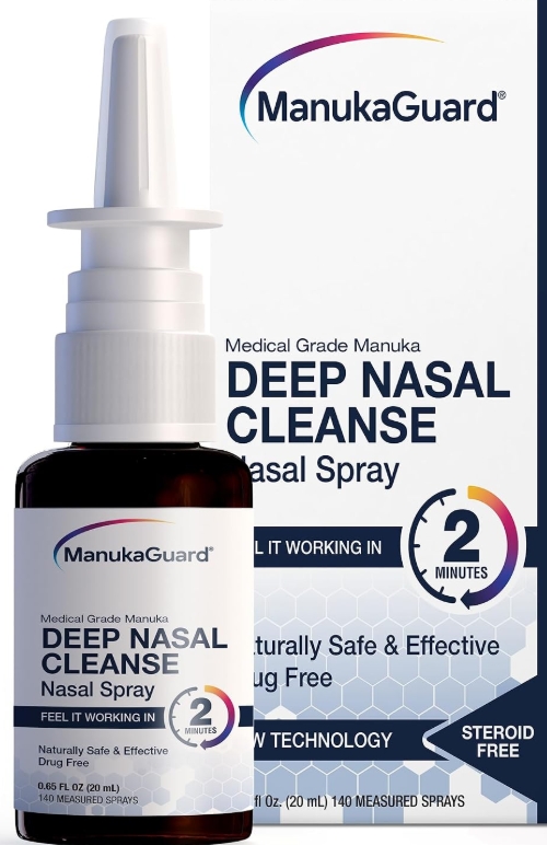 Manukaguard Medical Grade Manuka Sinus Cleanser 0.65 ounce