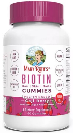 MaryRuths Biotin Gummies 60Pc