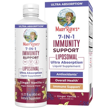 MaryRuths Immune 7-1 Gngr Liposoml 7.6 Fl Oz