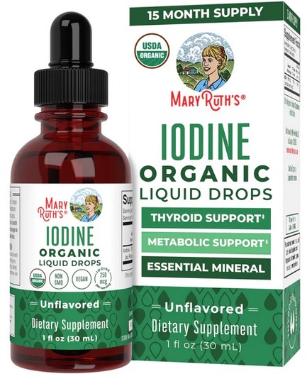 MaryRuths Iodine Organic Drop 1 Fl Oz