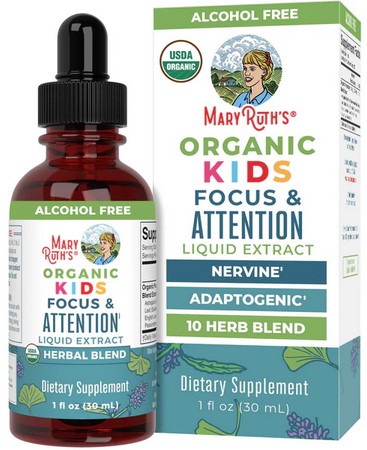 MaryRuths Kids Focus Attention Drp 1 Fl Oz