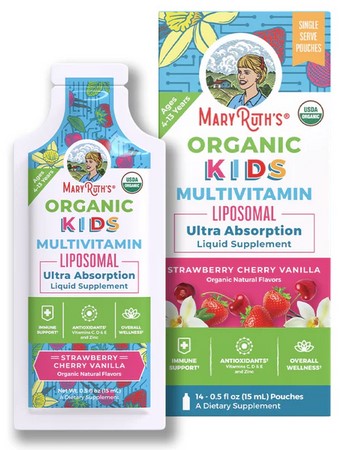 MaryRuths Kids Mlti Lipso Strw 14Ea 210Ml
