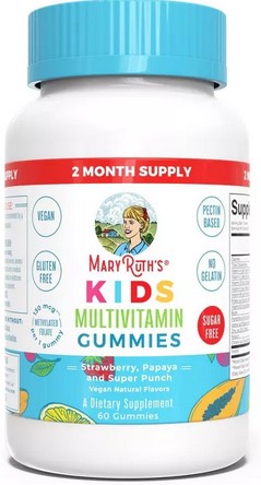 MaryRuths Kids Multivitamn Gummy Sf 60Pc