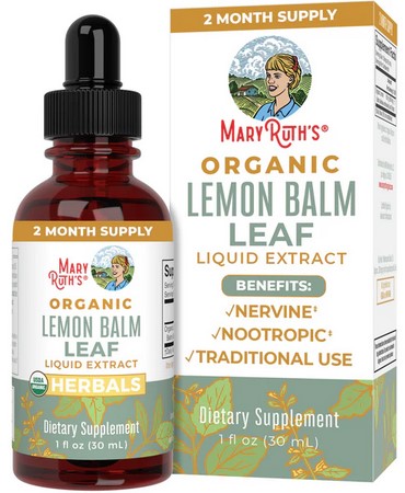 MaryRuths Lemon Balm Extract Orgc 1 Fl Oz