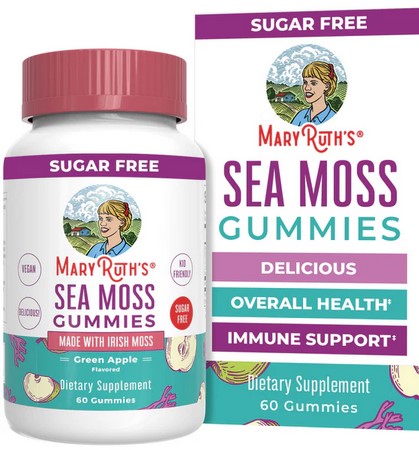 MaryRuths Sea Moss Gummies 60Pc