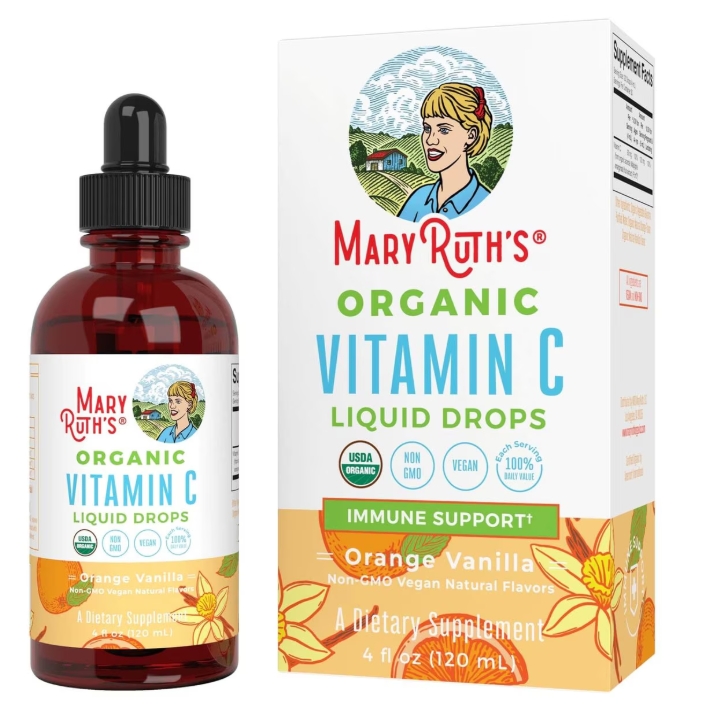 MaryRuths Vitamin C Drops 4oz  Orange Vanilla Flavored