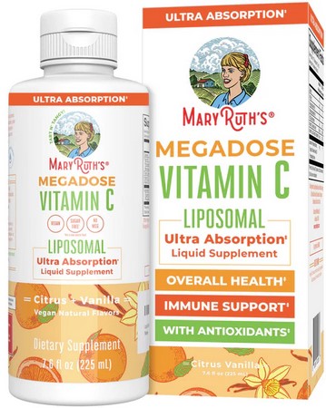 MaryRuths Vitamin C Mega Liposomal 7.6 Fl Oz