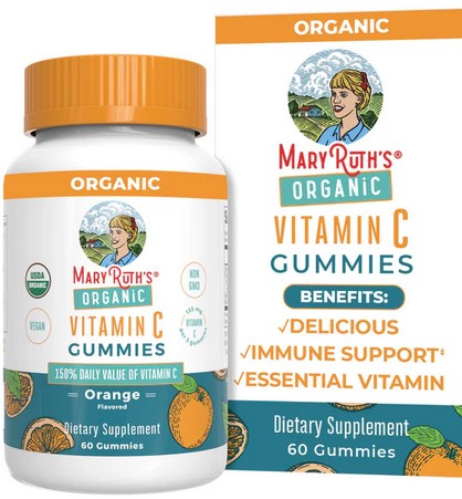 MaryRuths Vitamin C Orange Gummy 60Pc
