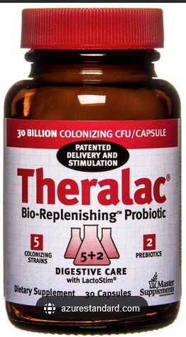 Master Supplements - Theralac Bio-Repleneshing Probiotic 30 caps