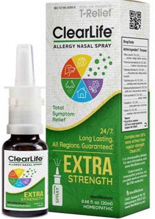 Medinatura - Clearlife Extra Strength Allergy Nasal Spray 20 ml
