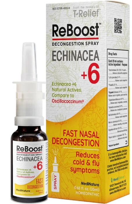 Medinatura - Reboost Echinacea +6 Decongestion Nasal Spray 20 ml