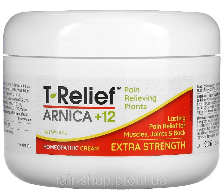 Medinatura - T-Relief Extra Strength Pain Relief Cream 8 ounce