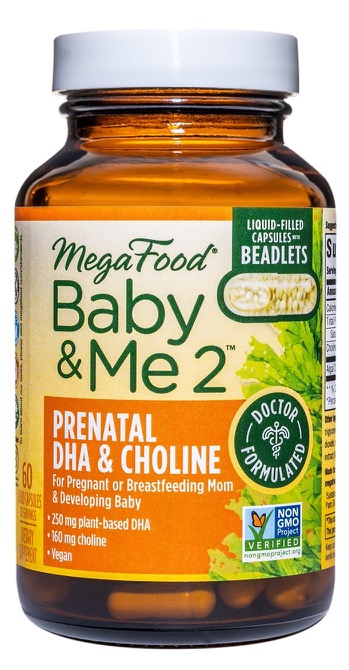 Megafood -  Baby & Me 2 Prenatal DHA & Choline 60 Tablets