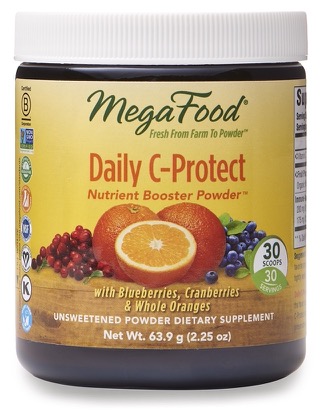 MegaFood Daily C-Protect Nutrient Booster Powder 30 Tablets