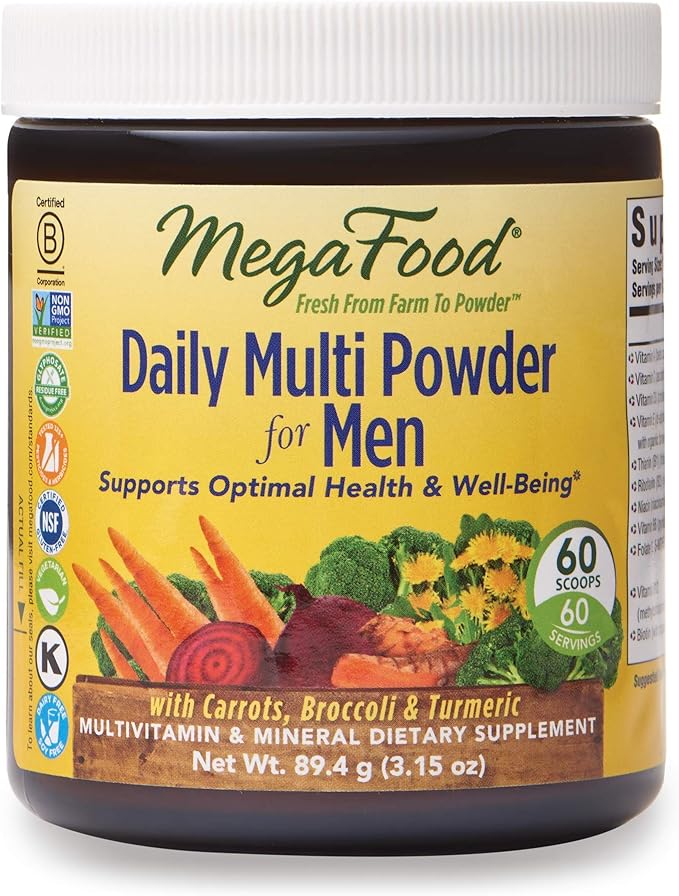 MegaFood Daily Multi Powder for Men 60 Serv