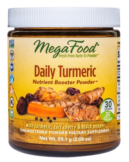 MegaFood Daily Turmeric Nutrient Booster Powder 30 Tablets