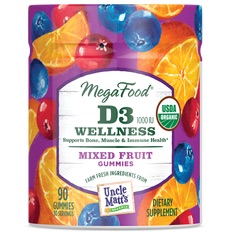 MegaFood Gummy - D3 Wellness - Mixed Fruit 90 Tablets