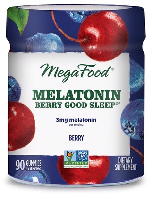 MegaFood Gummy - Melatonin Berry Good Sleep*- Berry 90 Tablets