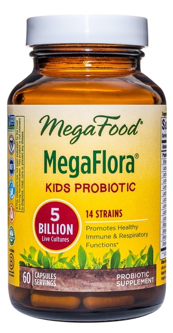MegaFood Kids N' Us MegaFlora 60 Tablets