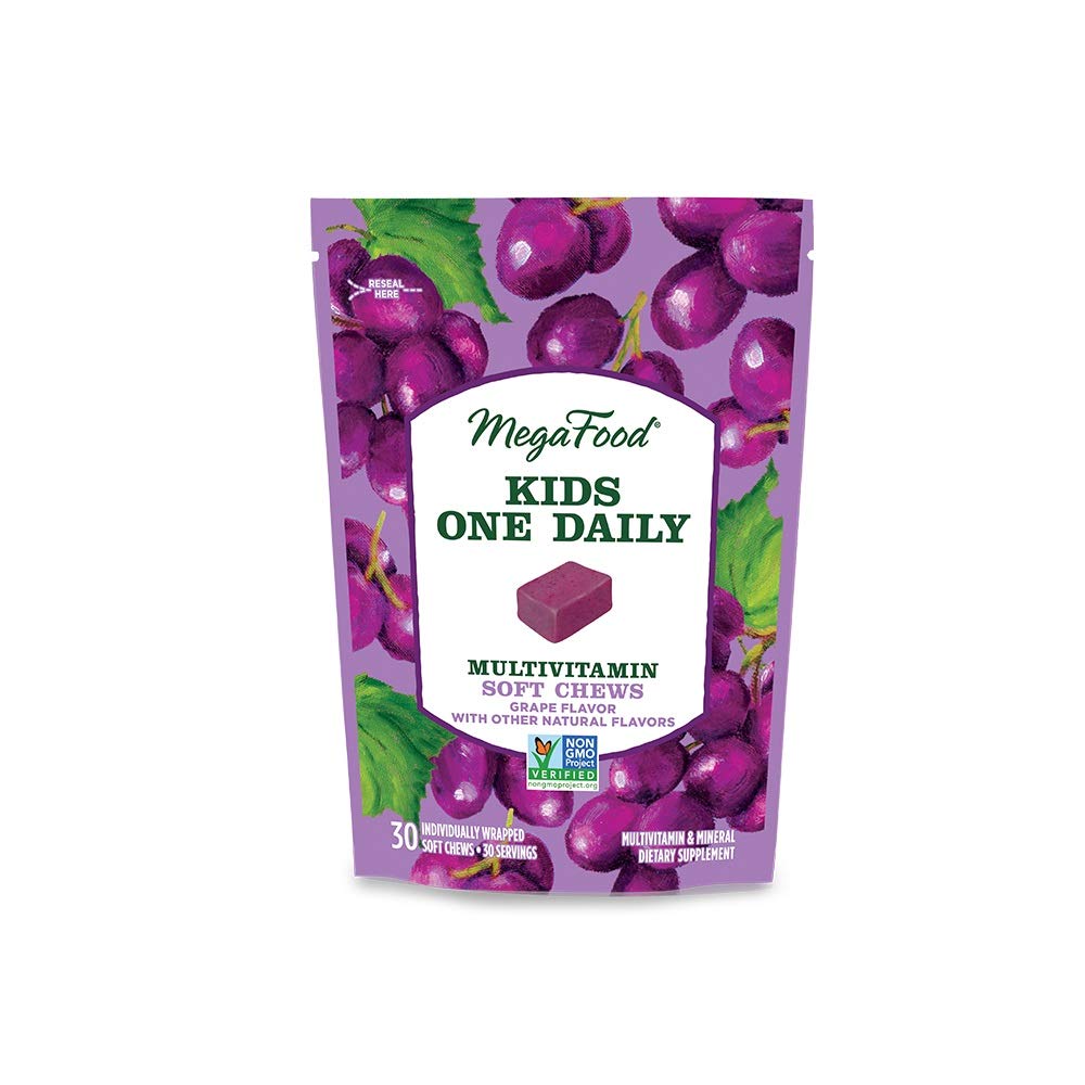 MegaFood Kids One Daily Chew - Grape 30 Tablets