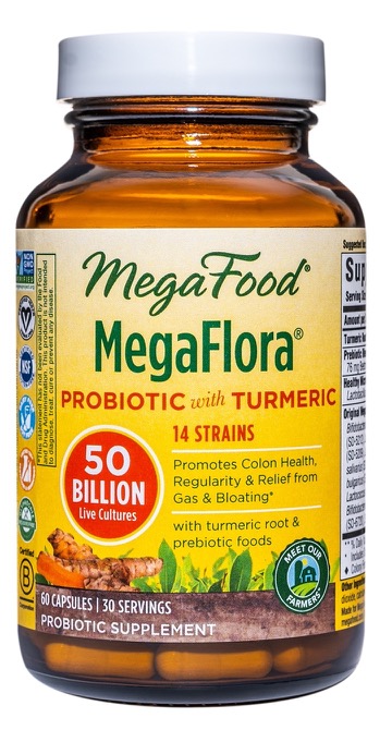 MegaFood MegaFlora for Over 50 60 Tablets