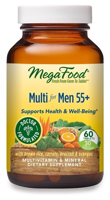 MegaFood Multi for Men 55+ 60 Tablets