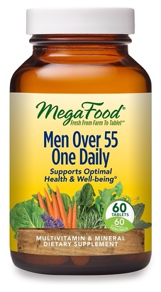 MegaFood Men Over 55 One Daily 60 Tablets