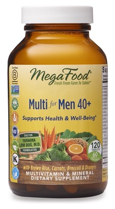 MegaFood Multi for Men 40+ 120 Tablets