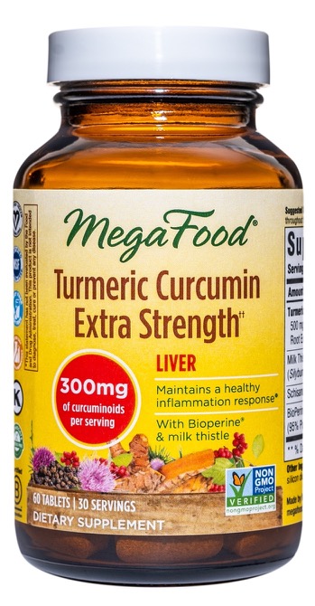 MegaFood Turmeric Strength for Liver 60 Tablets