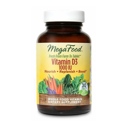 MegaFood Vitamin D-3 1000 IU 30 Tablets