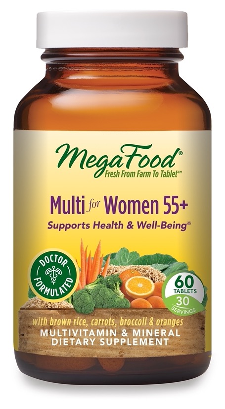 MegaFood Multi for Women 55+ 60 Tablets