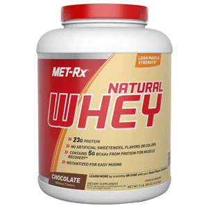 Met-Rx  100% Natural Whey - Chocolate 5lb     TEMPORARILY UNAVAILABLE