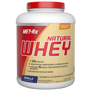 Met-Rx  100% Natural Whey - Vanilla 5lb      TEMPORARILY UNAVAILABLE