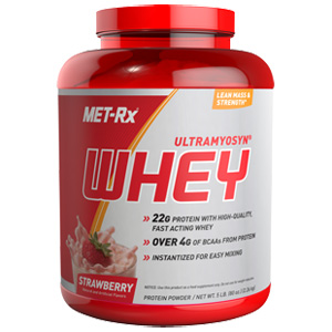 Met-Rx  100% Ultramyosyn Whey - Strawberry 5lb
