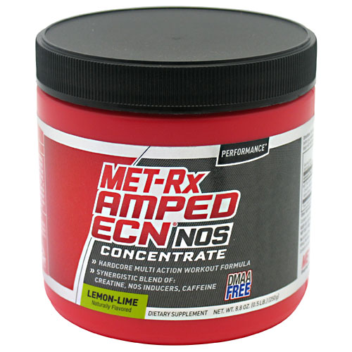 Met-Rx Amped ECN NOS - Lemon lime 250g