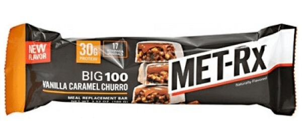 Met-Rx  Big 100 Colossal Vanilla Caramel Churro 9 Bars/Box