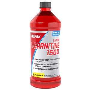 Met-Rx Liquid L-Carnitine 1500 - Natural Lemon Flavor 16 oz TEMPORARILY UNAVAILABLE