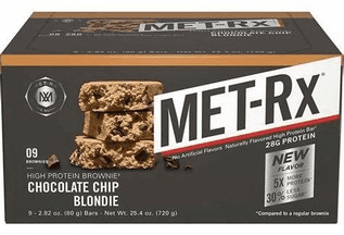 Met-Rx Mr Colossal Brownie 9/100G Chocolate Chip Blondie
