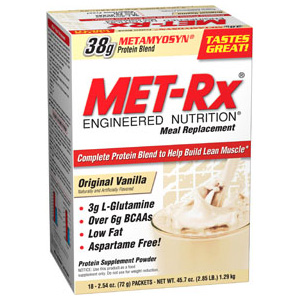 Met-Rx  Original Meal Replacement -  Original Vanilla  18 pkts     TEMPORARILY UNAVAILABLE