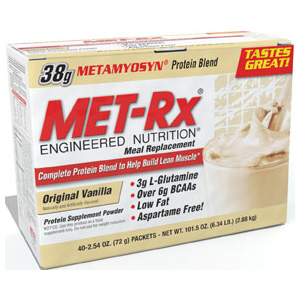 Met-Rx  Original Meal Replacement - Original Vanilla 40 pkts temp unavailable