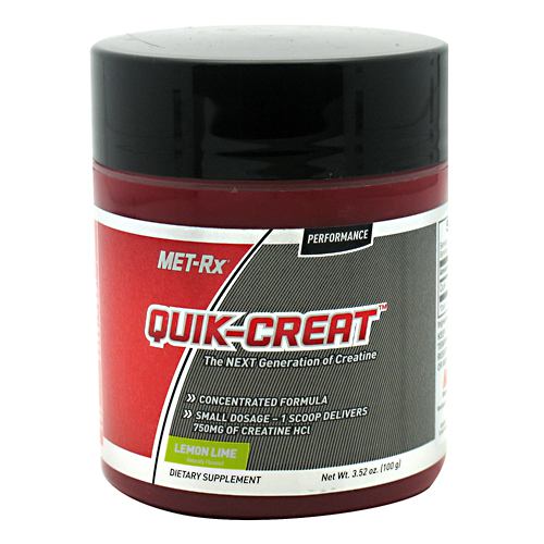 Met-Rx Quik-Creat - Creatine Powder-Lemon Lime 100g