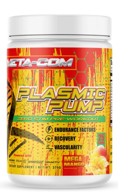 META-COM SUPPLEMENTS Plasmic Pump 25 Servings 370g Tiger Mango