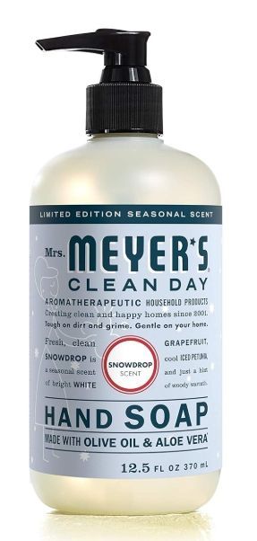 Mrs Meyers - Liquid Hand Soap Snowdrop 12.5 oz