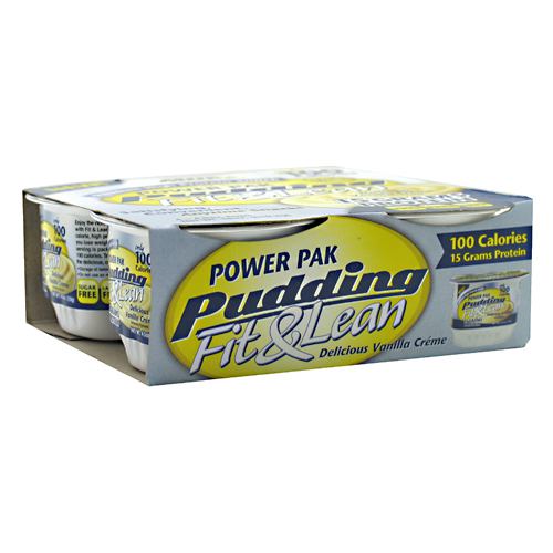 MHP - Fit & Lean Power Pak Pudding Vanilla 4/4.5Oz     TEMPORARILY UNAVAILABLE