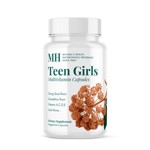 Michael's Health Teen Girls Caps Daily Multi Vitamin 120 VCaps