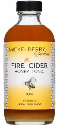 Mickleberry Gardens Fire Cider Honey Tonic 8 ounce