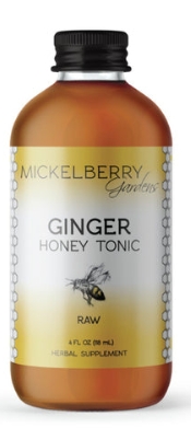 Mickleberry Gardens Ginger Honey Tonic 4 ounce