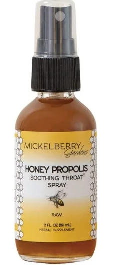 Mickleberry Gardens Honey Propolis Throat Spray 2 ounce