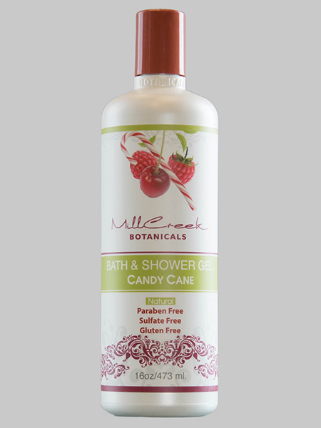 Mill Creek -  Candy Cane Body Wash 16 oz-OUT OF STOCK