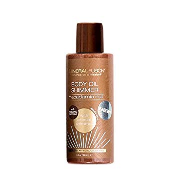 Mineral Fusion - Body Oil Shimmer - Gold   3.3 fl oz